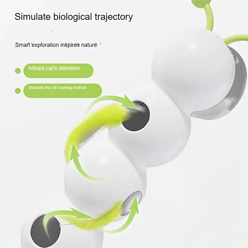 Juguete automático interactivo para gatos con sensor – Recargable USB - imagen 3