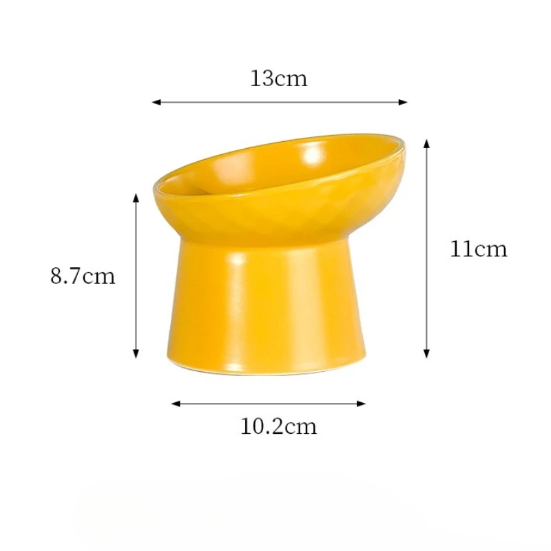 Yellow Raised Bowl