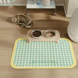 Alfombrilla de comida para gatos y perros - antideslizante universal