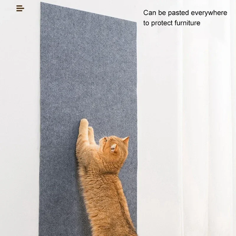 Alfombrilla autoadhesiva para rascar gatos, tablero para rascar, protección para sofá de pared, accesorios para gatos - imagen 5
