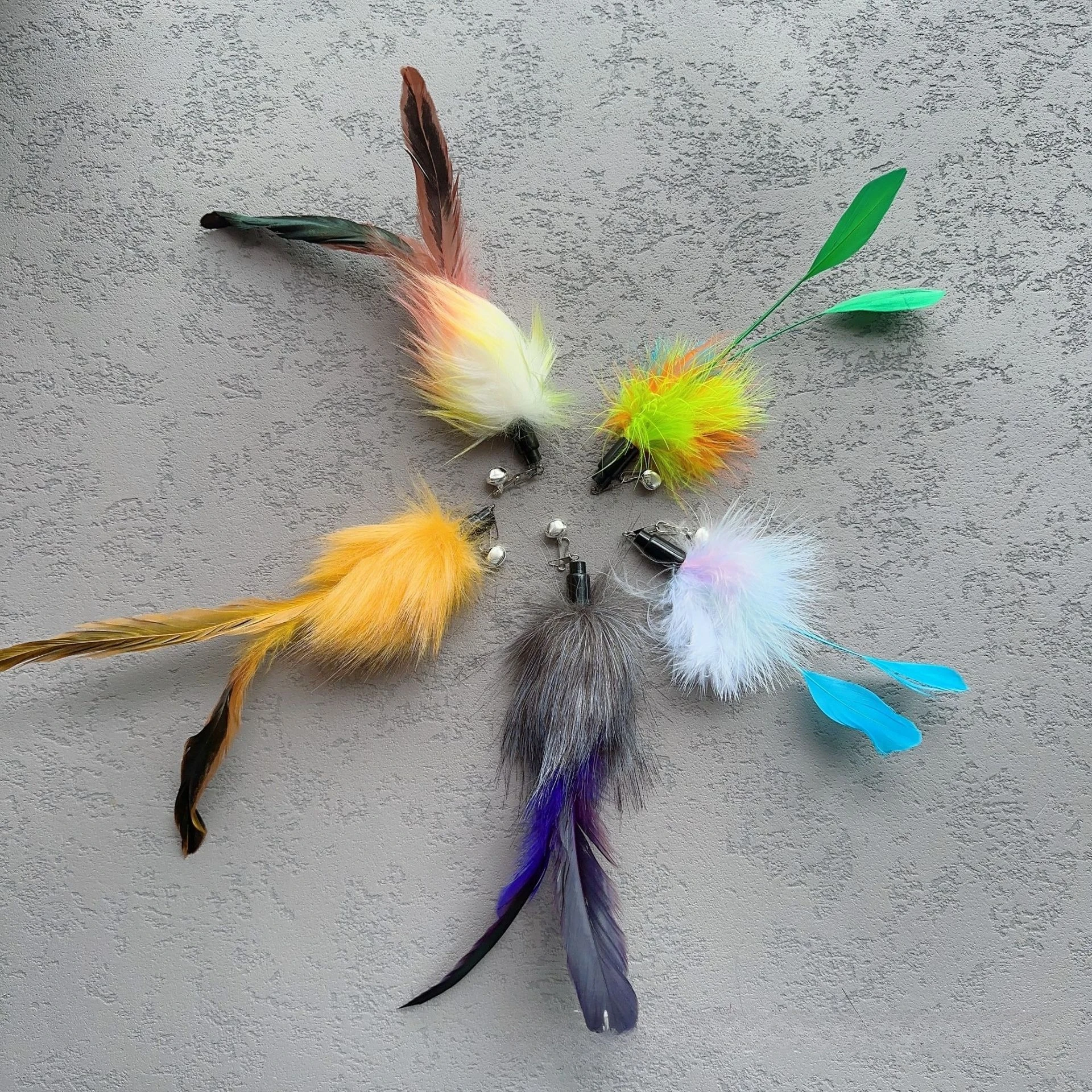Cola zorro peluche plumas suave – Repuesto juguete gato interactivo