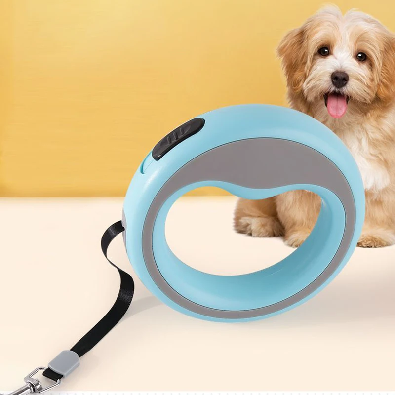 Correa retráctil automática para perros y gatos, accesorios de arnés para caminar al aire libre, suministros para mascotas, 2,5 M - imagen 4