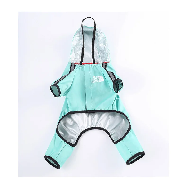Chubasquero impermeable con capucha para perro, traje de Mascota de cuatro patas para perros medianos y grandes, de fácil limpieza, lavable - imagen 4