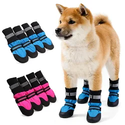 Botas protectoras de verano para perros – Malla transpirable, perros medianos y grandes