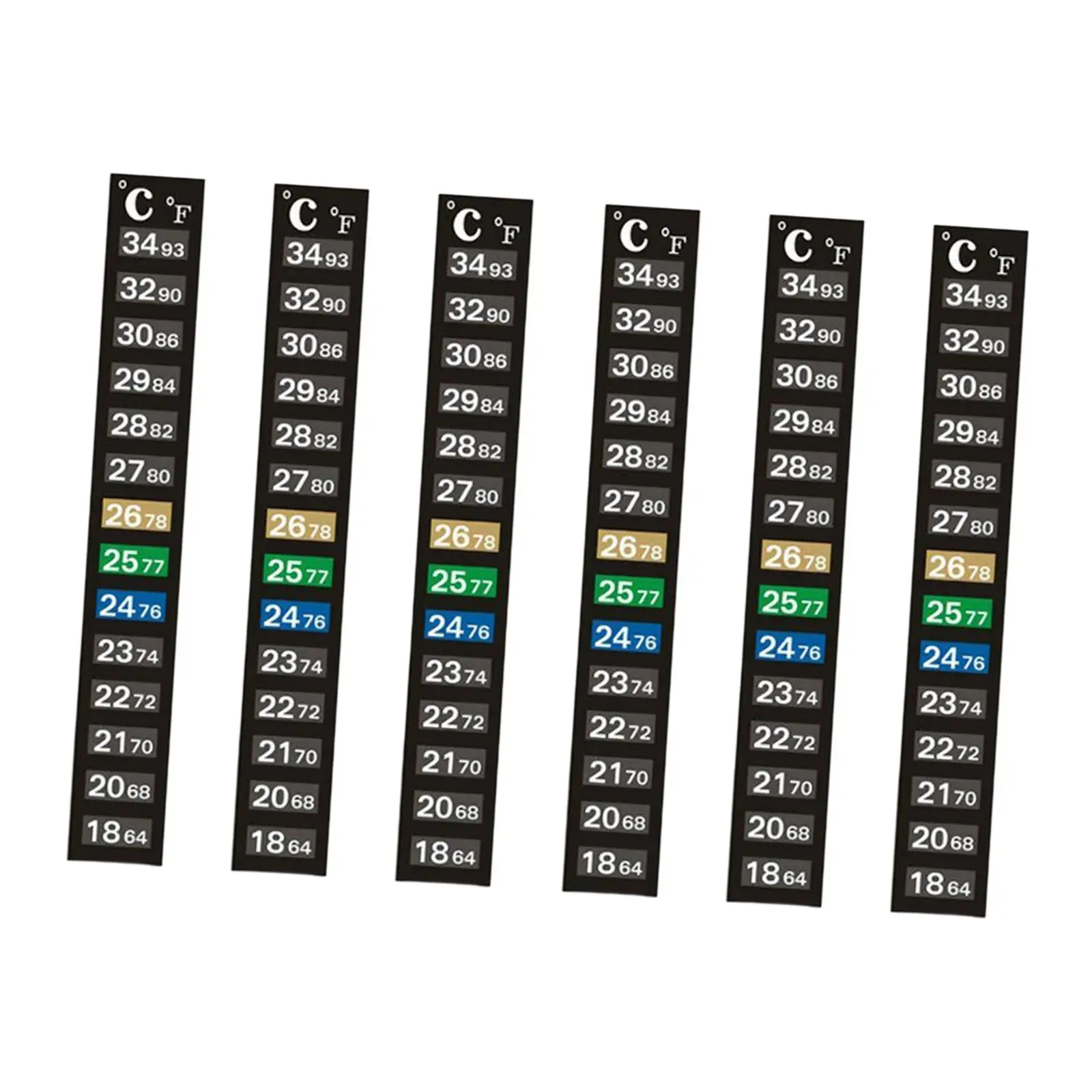 Pegatina para termómetro de acuario, medidor de temperatura profesional, calcomanía para pecera para un calentamiento eficiente del acuario - imagen 4
