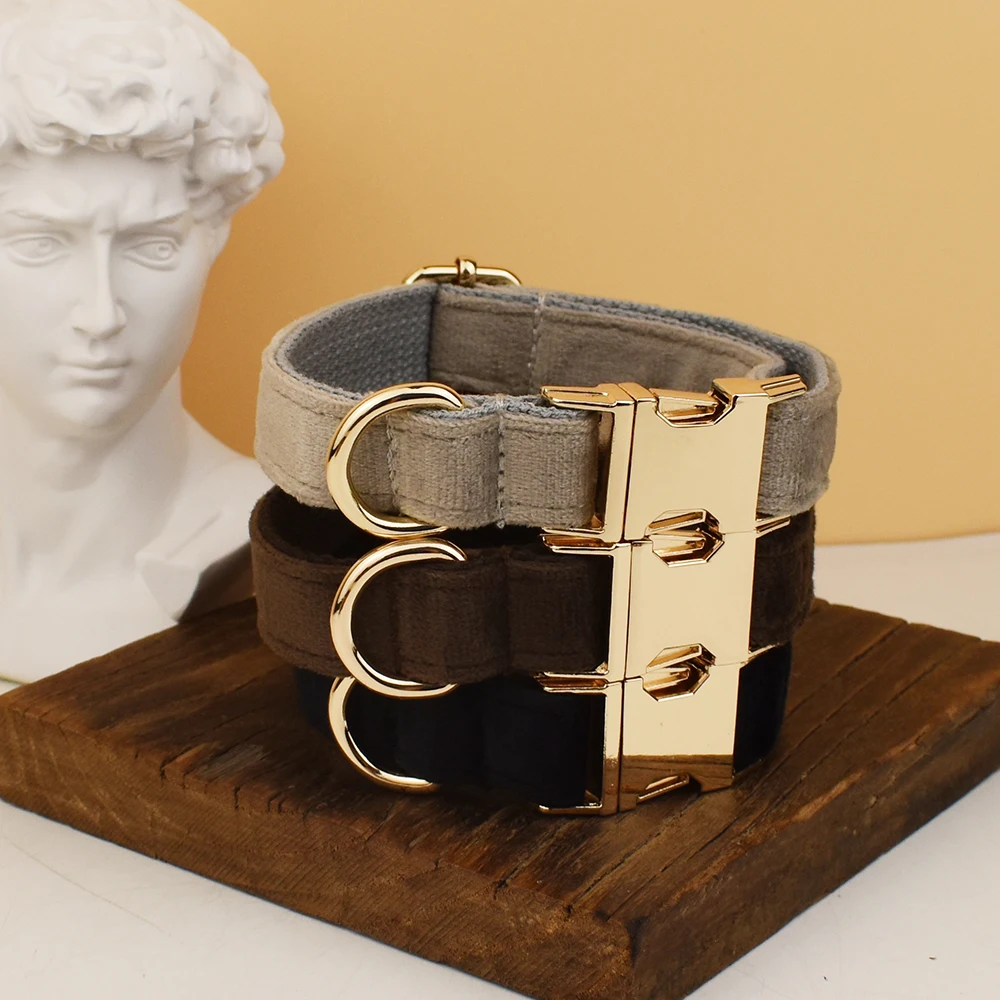 Conjunto de correa de arnés de Collar de perro personalizado de lujo, Collar de pajarita de perro desmontable con logotipo personalizado, correa de Collar de perro diy - imagen 2