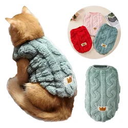 Suéter de felpa para gatos y perros – Cálido para invierno y otoño