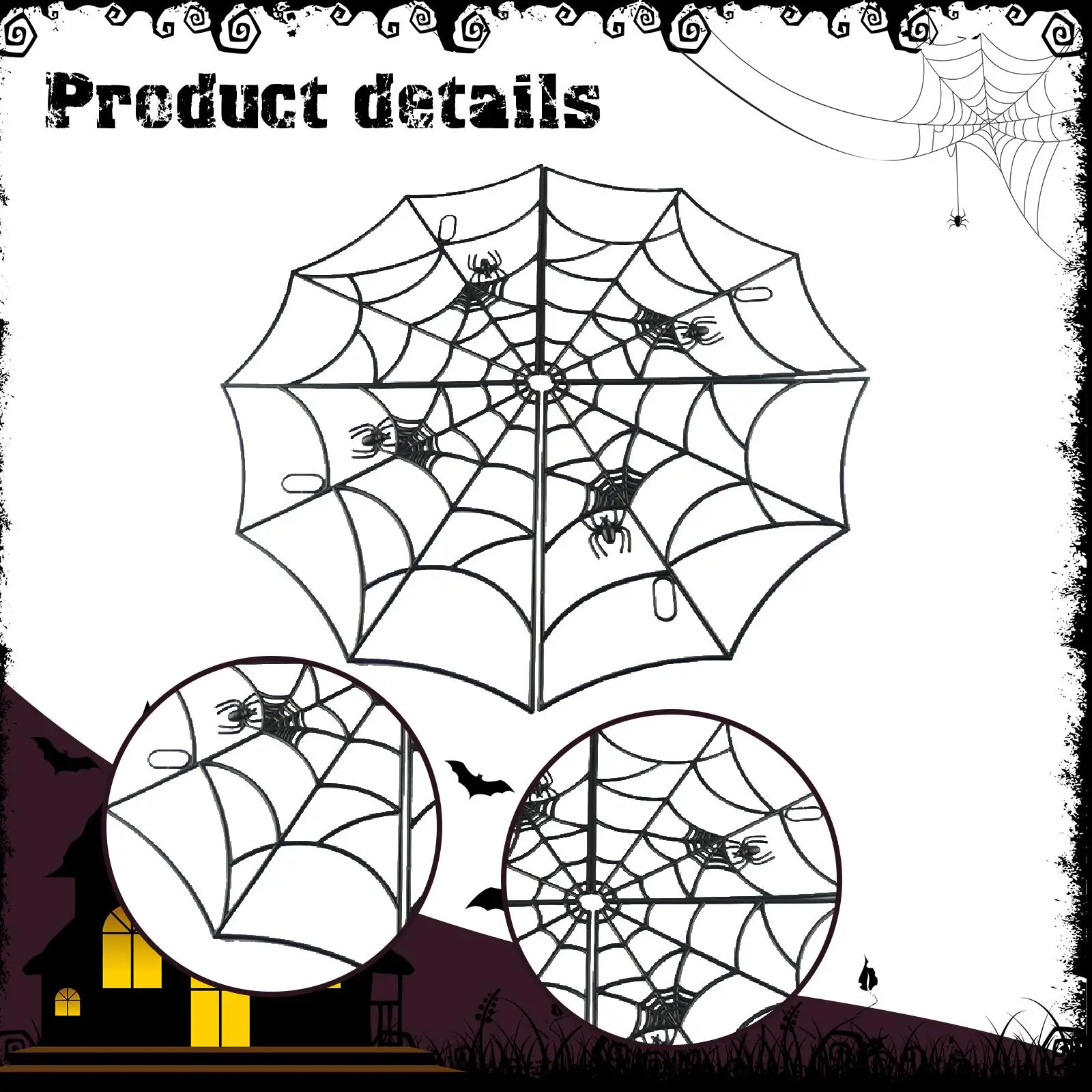 Halloween Spider Web Decoration Birthday Indoor Photo Props Party Home Fake Halloween Spider Web Decoration Birthday Indoor Photo Props Party Home Fake