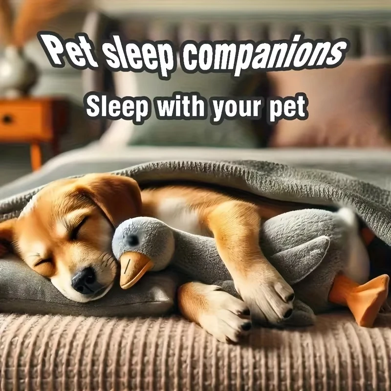 Pato de peluche suave y colorido de 50cm para gatos, perros, relajación, compañero para mascotas, alivia la ansiedad, compañero de perro, regalo de liberación de energía para mascotas - imagen 3