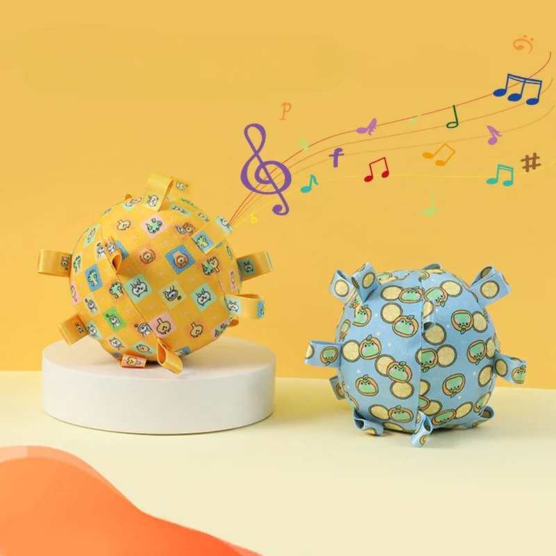 La pelota de juguete para perros hace un sonido para aliviar el aburrimiento y el animal de estimação está autoinflable y resistente a morderse y los consumidos. - imagen 2