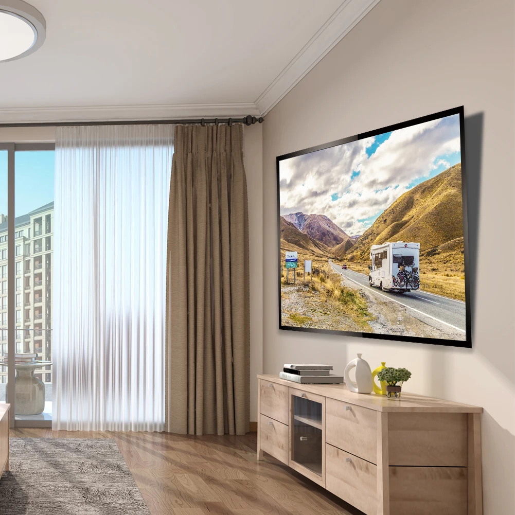 Soporte de montaje en pared de TV fijo BEISHI para Monitor LED LCD de 40-80 pulgadas soporte de TV ajustable mejorado engrosado 600*400mm 70-75kg - imagen 3