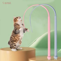 Palo de silicona con ratón para gatos – Juguete interactivo para morder