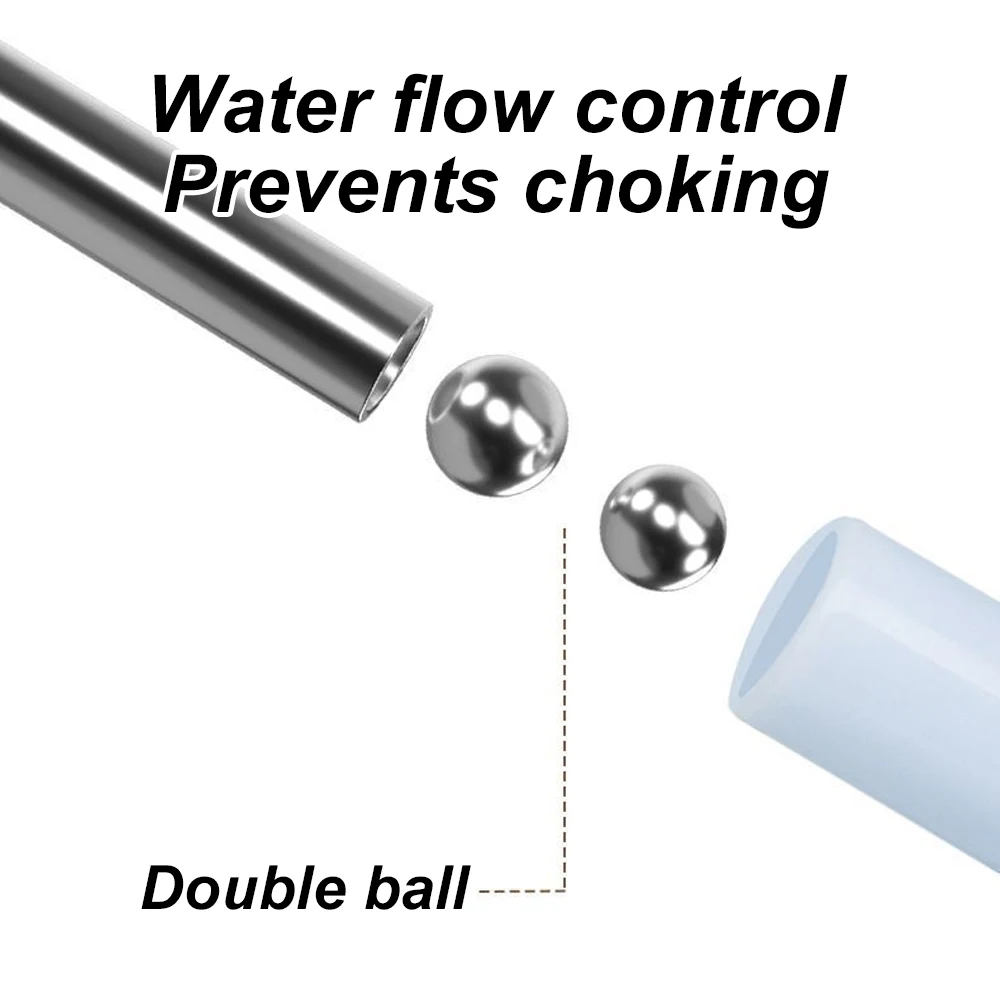 Juego de botellas de agua 2 en 1 para hámster y conejo, bebedero desmontable a prueba de fugas con rodamiento de bolas, alimentador de agua para ocultar el lugar, 1 Juego - imagen 5
