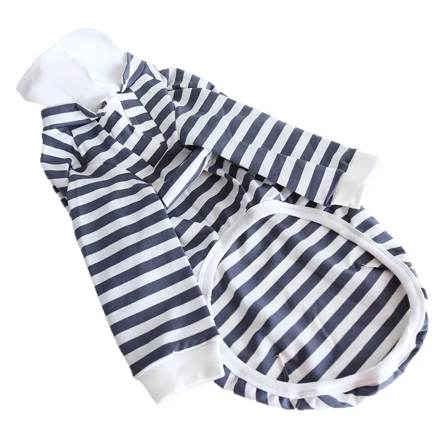 Sudadera doble cuello para Galgo Italiano y Whippet de rayas - imagen 4