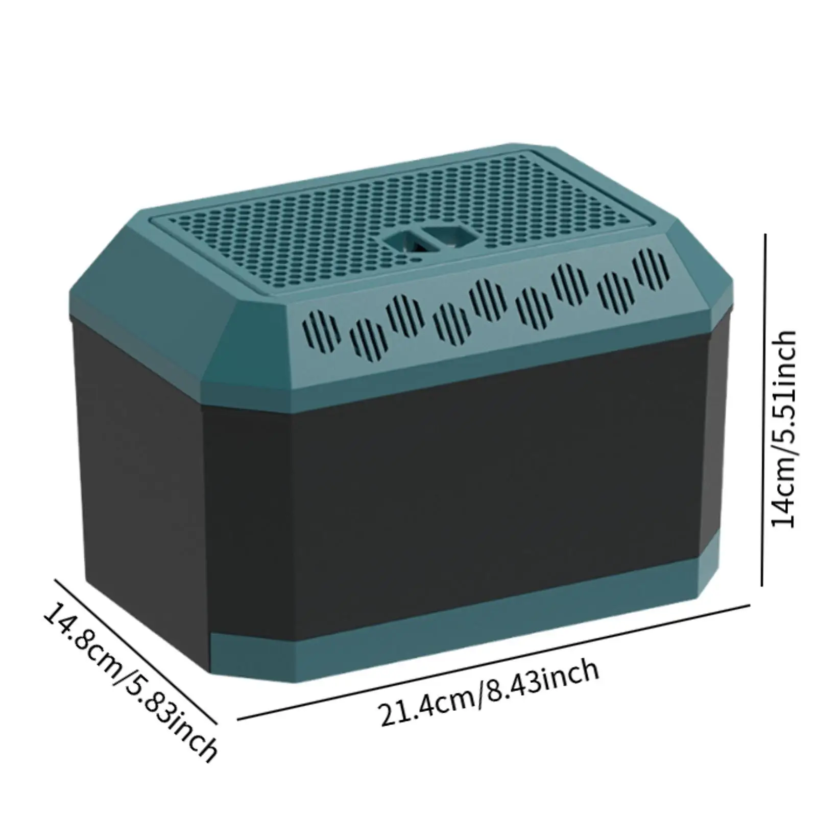 Reptile Feeding Box Turtle Transport Container Habitat Hatching Case, Breathable Reptile Terrarium Enclosure Cage for Geckos