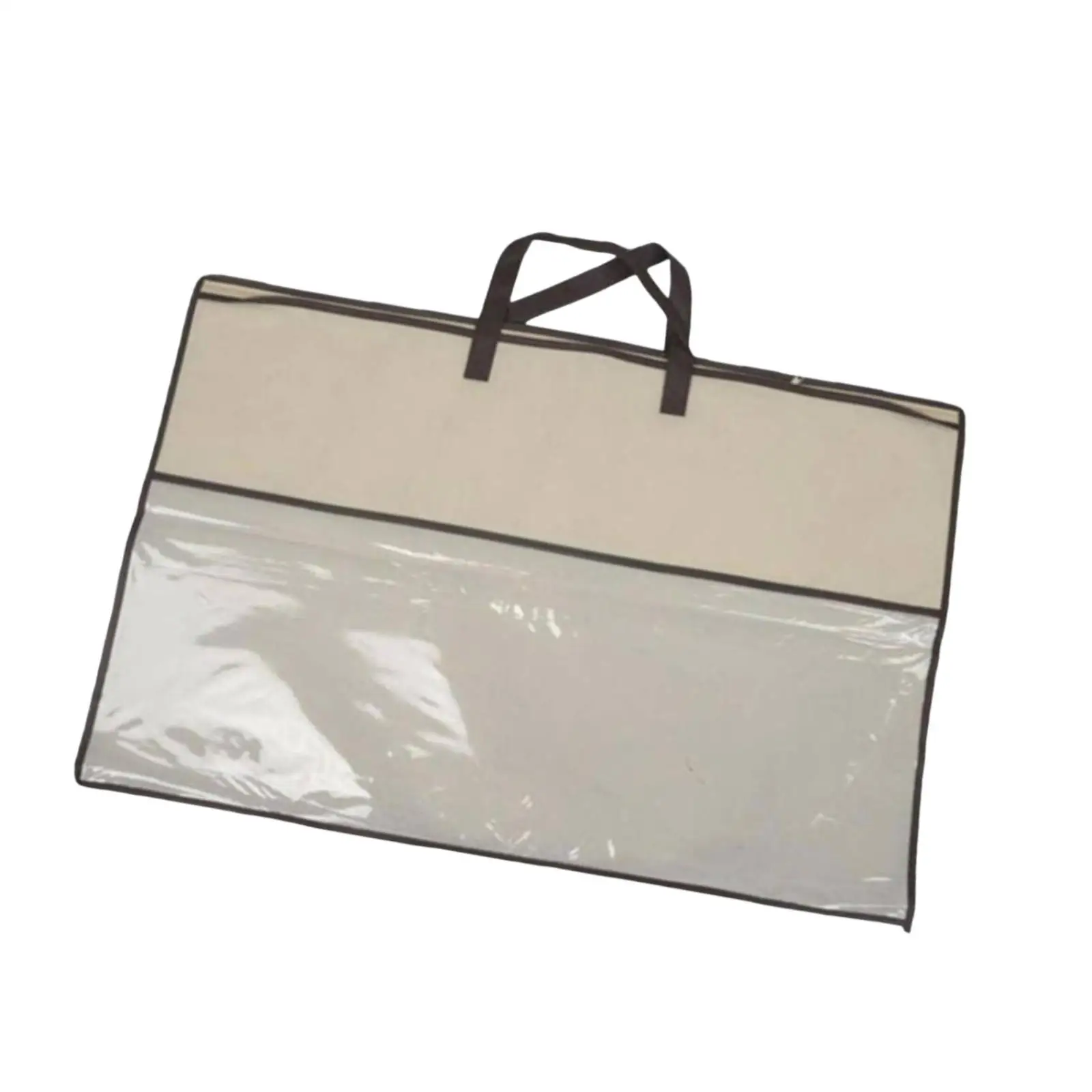 Almohadas, mantas, ropa de cama, bolsa organizadora plegable, contenedor de almacenamiento espacioso para edredón y edredón con cremallera para armario - imagen 3