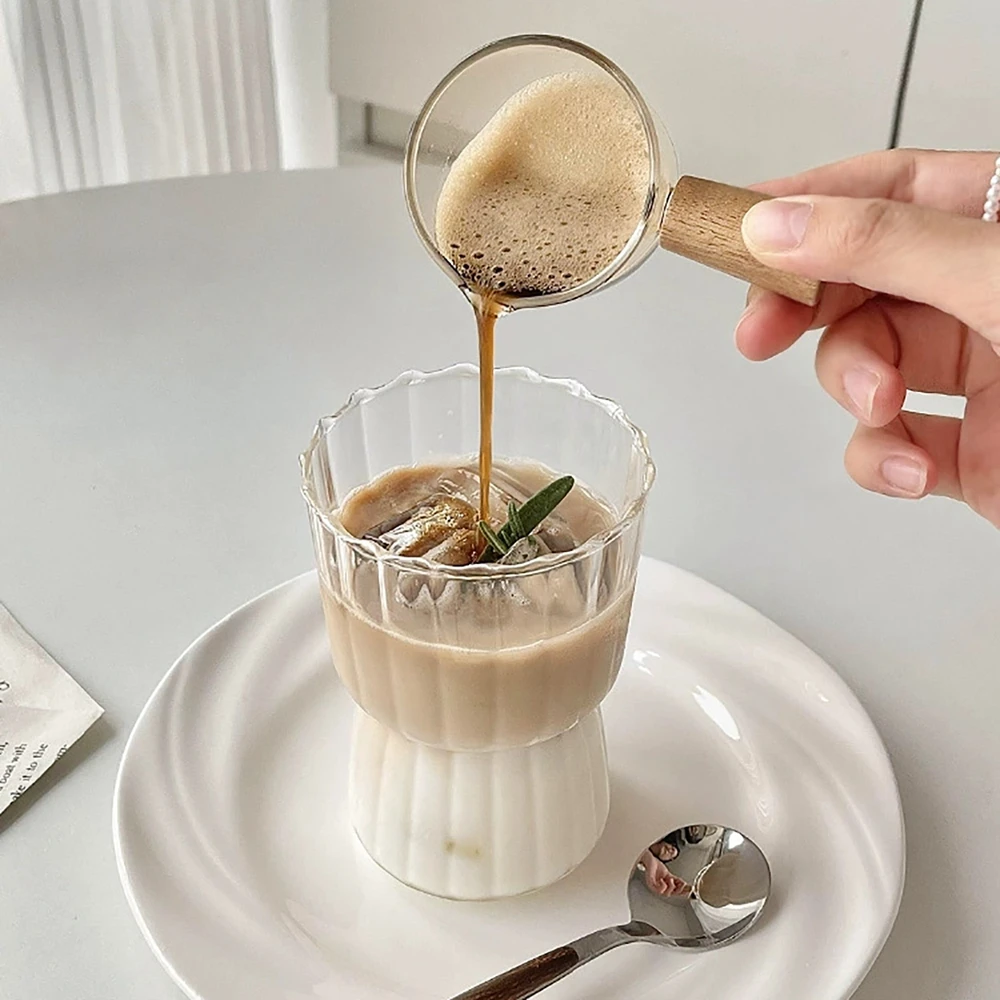 Tazas de vidrio de gran capacidad, taza de café de vidrio resistente al calor, taza de agua transparente para el hogar y la Oficina - imagen 4