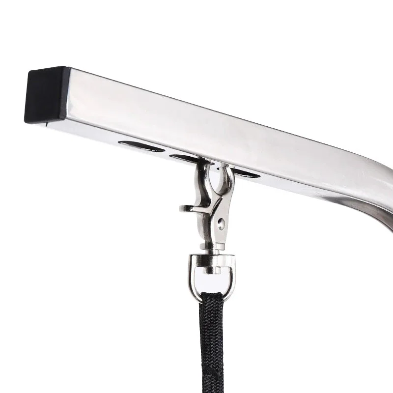 Mesa de aseo para mascotas, eslinga fija, soporte para perros y gatos, soporte para mesa de aseo para mascotas, eslinga con hebilla móvil - imagen 5