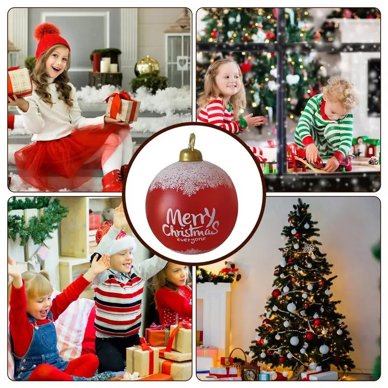 Globo inflable de Papá Noel para decoración del hogar, Bola de PVC de Navidad, productos de decoración para césped, pasillos de entrada, jardín, patio, entrada - imagen 5