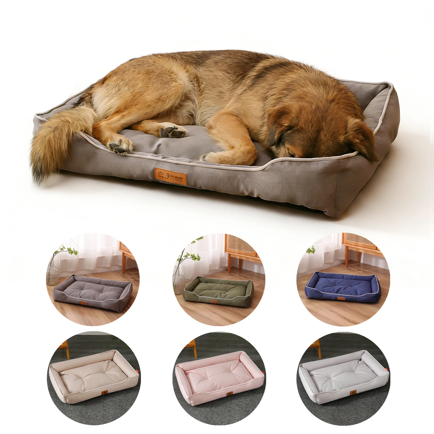Cama acolchada para perros medianos – Suave y cálida