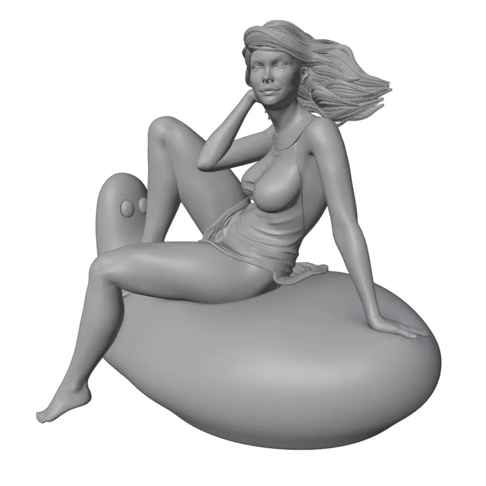 Modelo decorativo 3D para habitación – Resina gris 1/24 sin montar - imagen 2