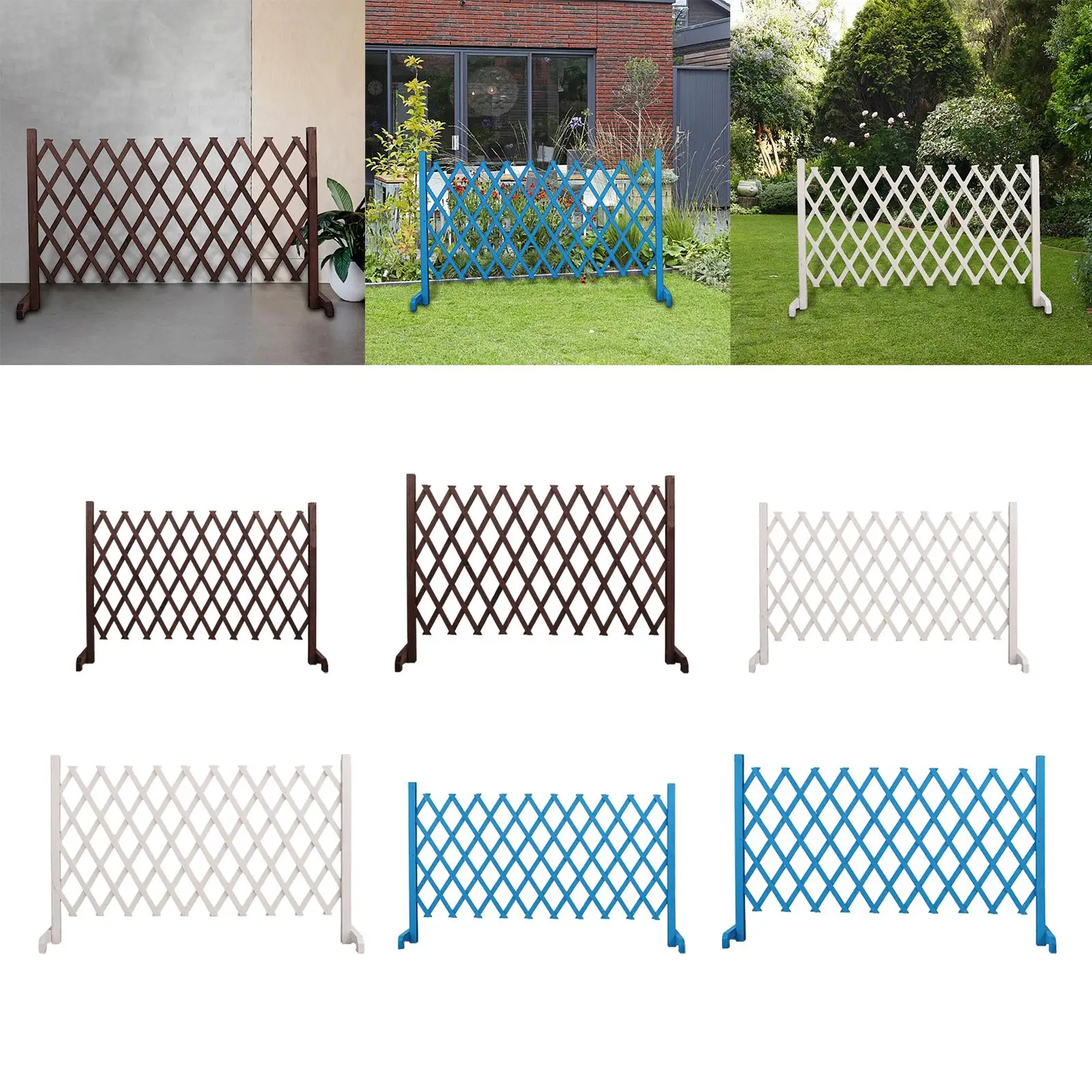 Wooden Dog Gate Door Expandable garden Door Protection Adjust to Different Width Adjustable Wooden Dog Gate Door Expandable garden Door Protection Adjust to Different Width Adjustable