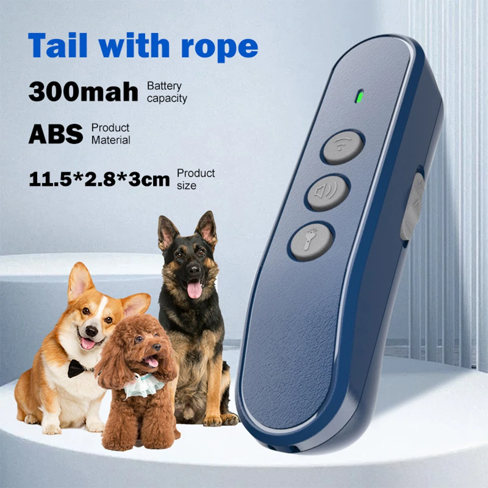Repelente de perros portátil, repelente ultrasónico de perros con carga USB, dispositivo de entrenamiento para perros, prevención de estacionamiento, entrenador de perros, asistencia para perros - imagen 2