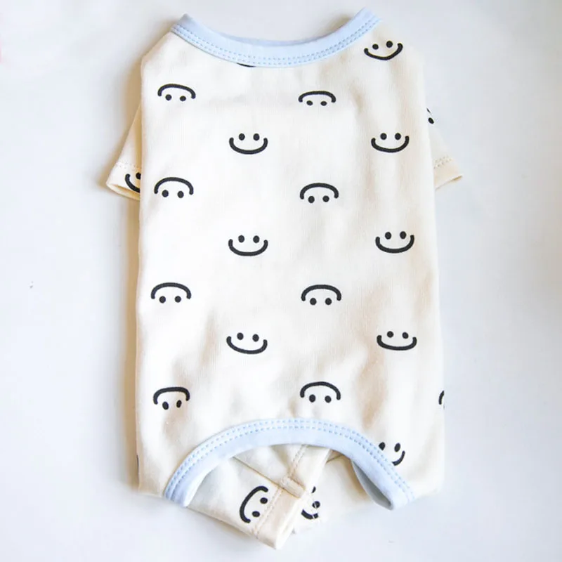 Pijama con estampado para perro y gato, mono con vientre envuelto, ropa para perros pequeños, Yorkshire Terrier, cachorro y gato - imagen 5