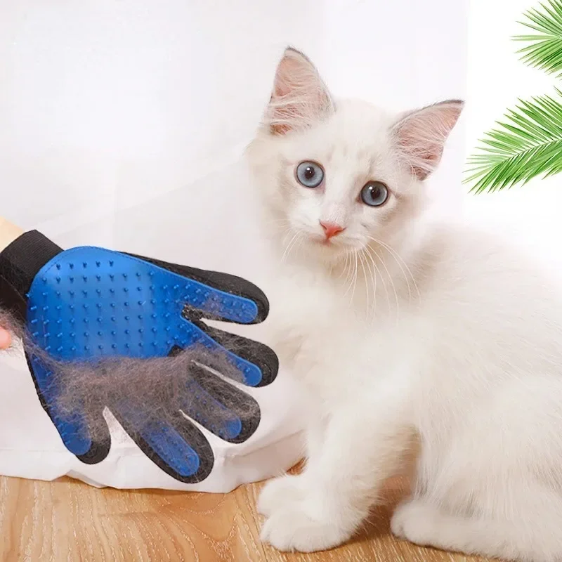 Guante de aseo para perros, cepillo para quitar el pelo de gato, guantes, peine para perros, removedor de pelo de baño para gatos, cepillo de masaje limpio, suministros para mascotas - imagen 2