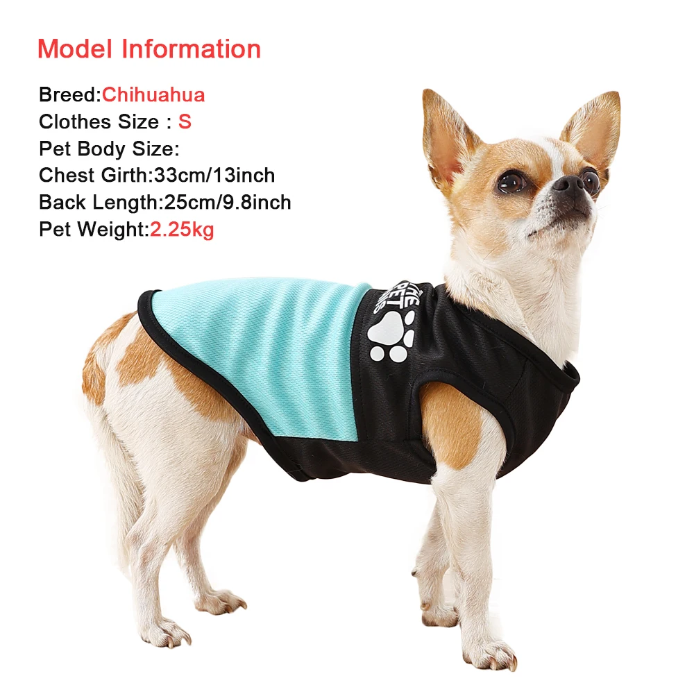 Chaleco de verano para perros, ropa transpirable para perros pequeños y medianos, camiseta para gatos, jersey cómodo y bonito para cachorros, disfraz de Chihuahua y Pug - imagen 3