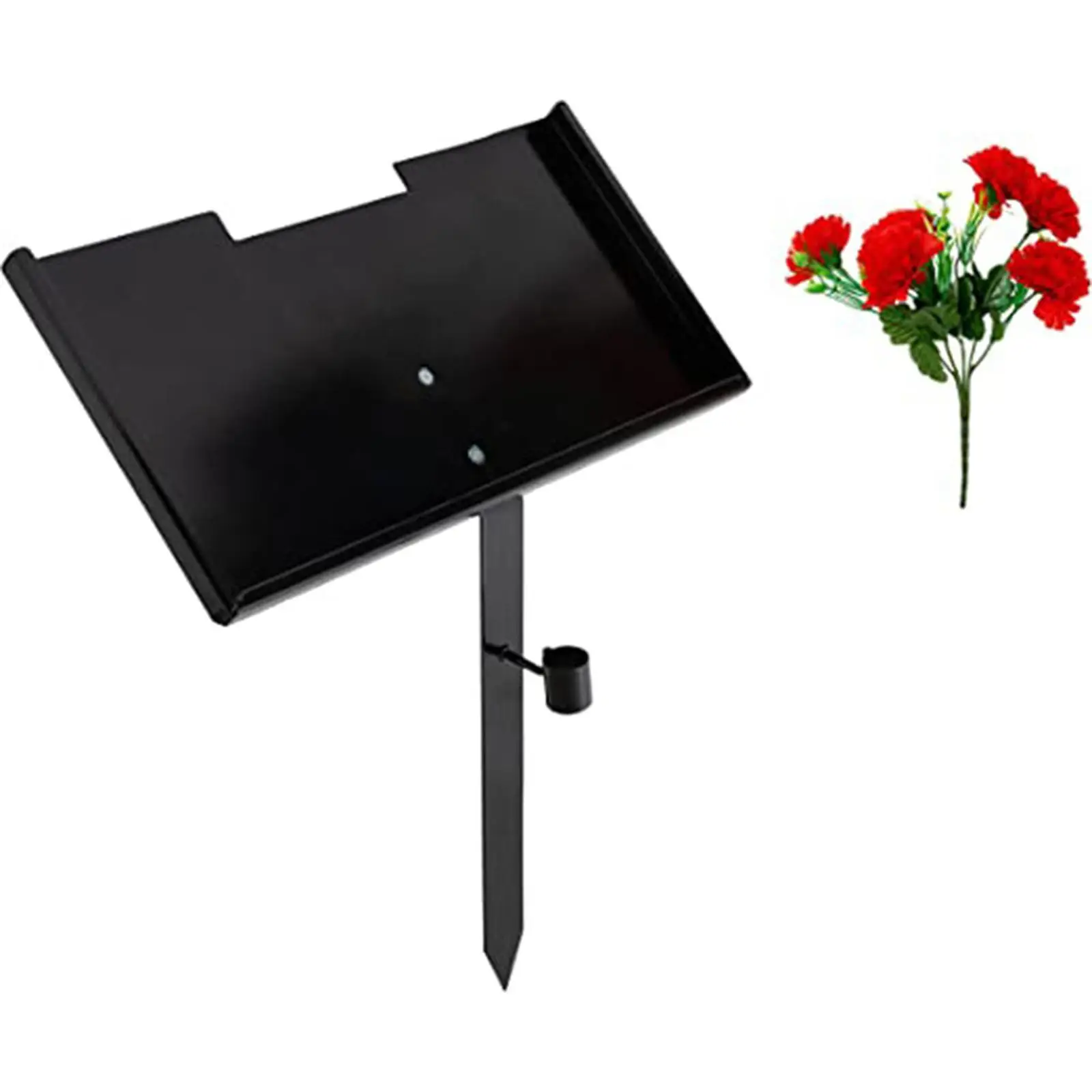 Grave Marker Stand Dog Memorial Stake Iron Cemetery Plaques Remembrance Plaque for Memorial Stones Dog Headstones Memorial Plate