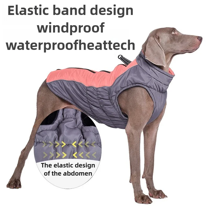 Ropa de invierno cálida para perros, chaquetas impermeables grandes de lujo para perros, diseñador de raza grande, perros pequeños y medianos, suministros para mascotas femeninas