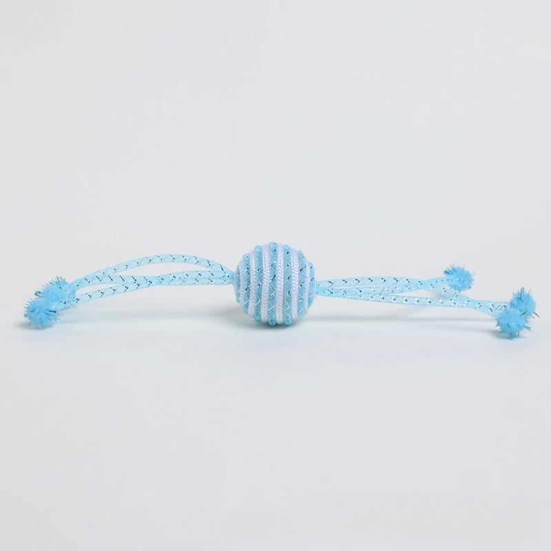 2 uds/4 Uds. Bola de cuerda de juguete para gatos, juguete para gatitos, pelota para morder con garra, juguetes interactivos para mascotas - imagen 3