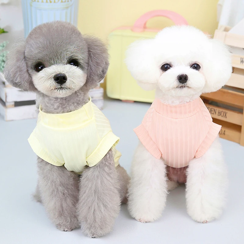 Ropa refrescante para perros, disfraz de secado rápido, ropa de verano para cachorros, sudaderas con capucha para perros pequeños, sudadera de Bulldog Francés y Yorks, camiseta XXL - imagen 4