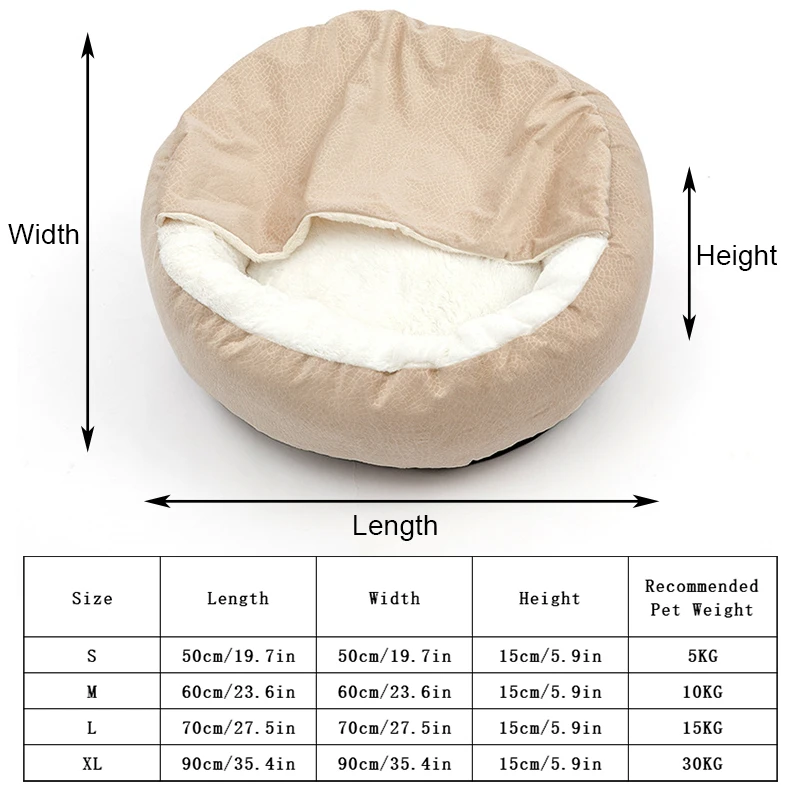 Cama ortopédica para perros, cachorro, gato, casa de invierno, estera cálida, cojín, perrera para interior, cama para perros, sofá para mascotas, productos, casas y hábitats - imagen 5