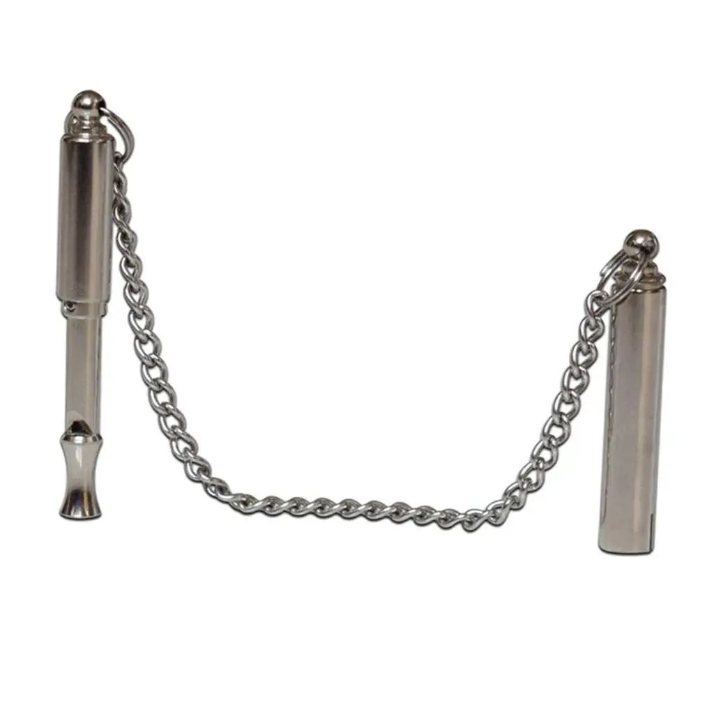 Pet Training Aids Dog Cat Whistle with and Stainless Steel Chain