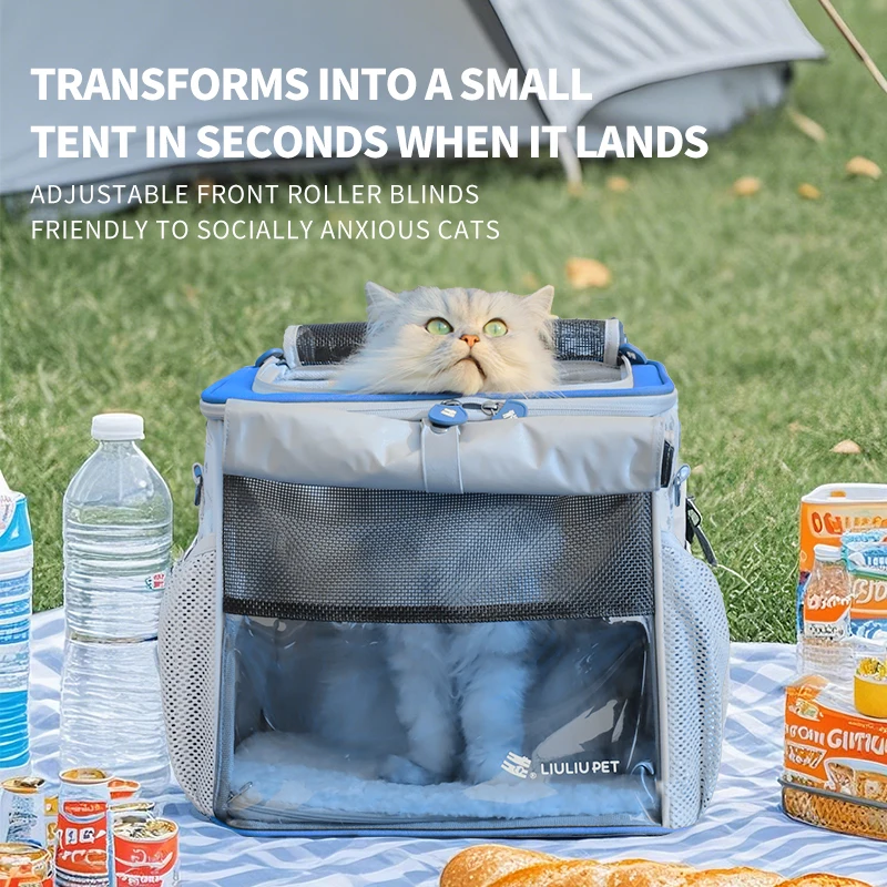 Cesta para bicicleta para perros, cesta para perros para mascotas pequeñas y medianas con malla transpirable, cesta para bicicleta extraíble, cesta para bicicleta con manillar delantero - imagen 2