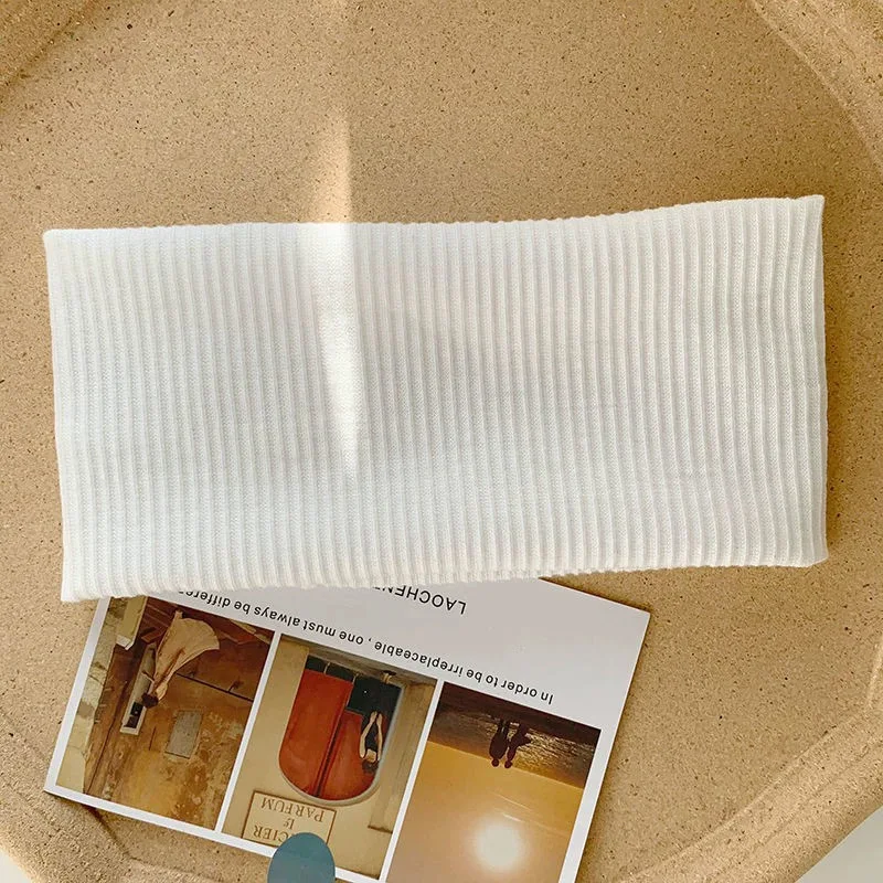 Bandas elásticas para el cabello de Color sólido para mujeres y hombres, diadema para correr, Fitness, deportes, diademas para Yoga, accesorios para la cabeza para niñas - imagen 4