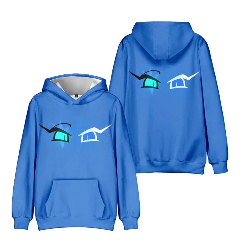 Ropa infantil Cookie Run: Kingdom Shadow Milk Cookie Sudadera con capucha 3D Sudadera con estampado de dibujos animados Abrigo de manga larga para primavera y otoño - imagen 4