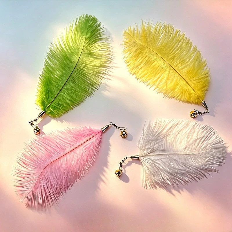 Accesorios de plumas para juguetes para gatos – Cabezas de repuesto - imagen 5