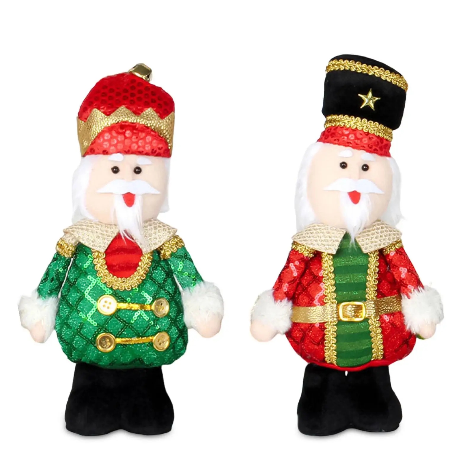 Muñeco Cascanueces, decoración de mesa navideña, bonita estatuilla de escritorio, centro de mesa, regalo de Navidad para Festival, Mantel, cocina interior - imagen 2