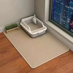 Estera impermeable doble capa para caja de arena de gatos – Retienearena