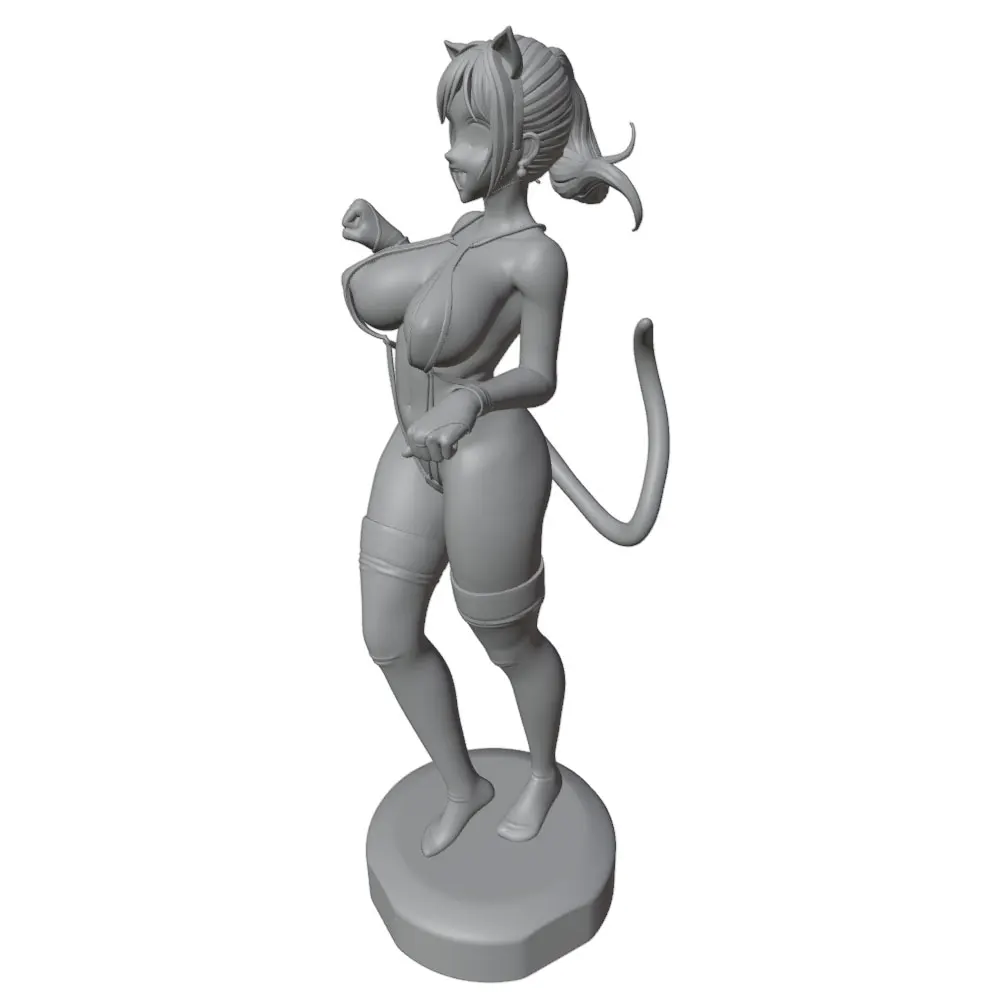 Figura personaje anime muñeca impresa en 3D DIY sin montar ni pintar - imagen 2