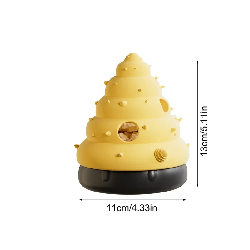 Juguete para ocultar comida para perros y gatos, rompecabezas con diseño de neumáticos de concha, juguete para perros, dispensador de golosinas para mascotas, juguete de entrenamiento para prevención del aburrimiento - imagen 5