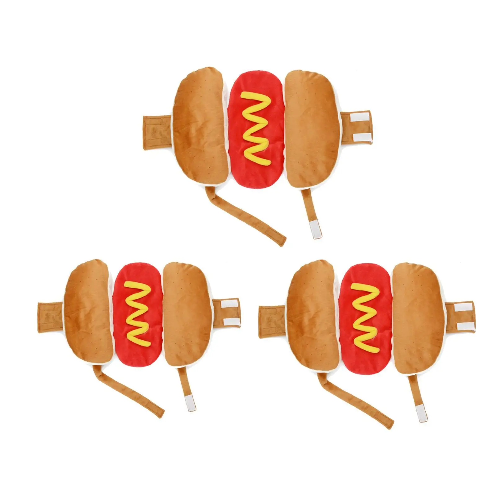 Hot Dog Pet Costume Decorative Halloween Costume for Small Medium Big Dogs