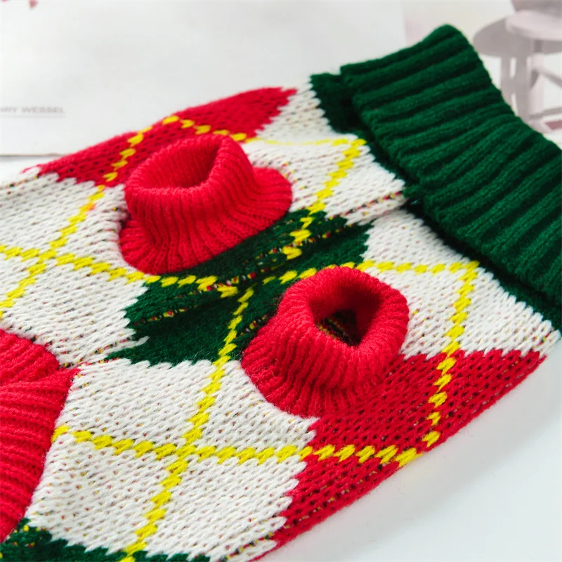 Ropa para cachorros y mascotas, suéter cálido a la moda para perros pequeños, gatos, Pomerania, perro salchicha, ropa para mascotas de otoño e invierno, novedad de 2023 - imagen 5