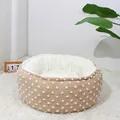 Beige polka dot
