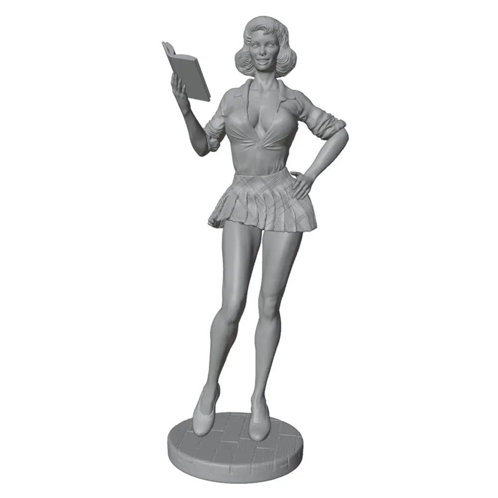 Estatuilla del profesor con libro a escala 1/24
