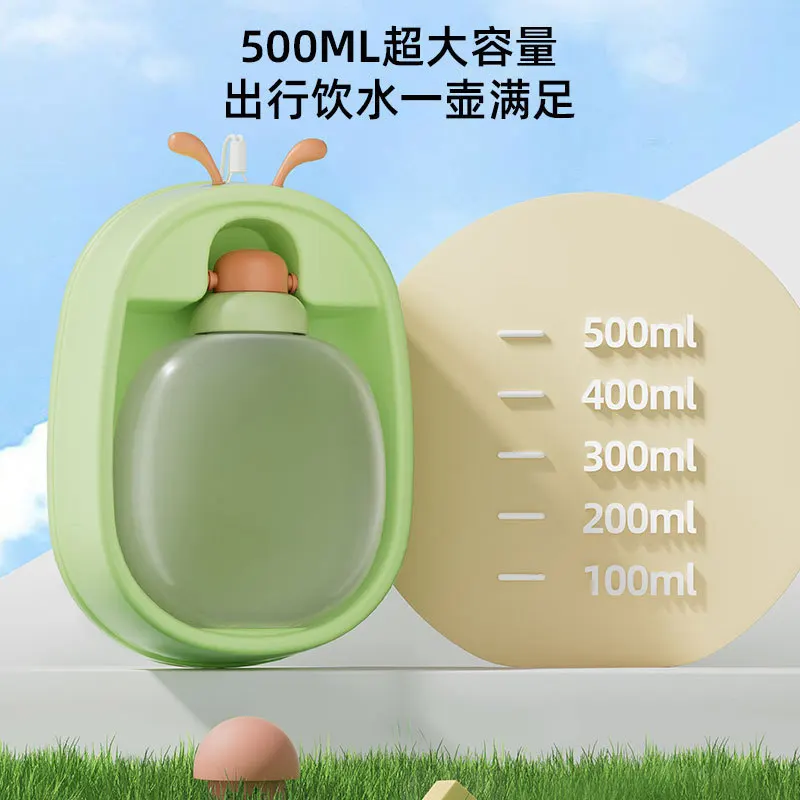 Botella de Agua Portátil 2 en 1 para Perros – Bebedero y Comedero - imagen 3
