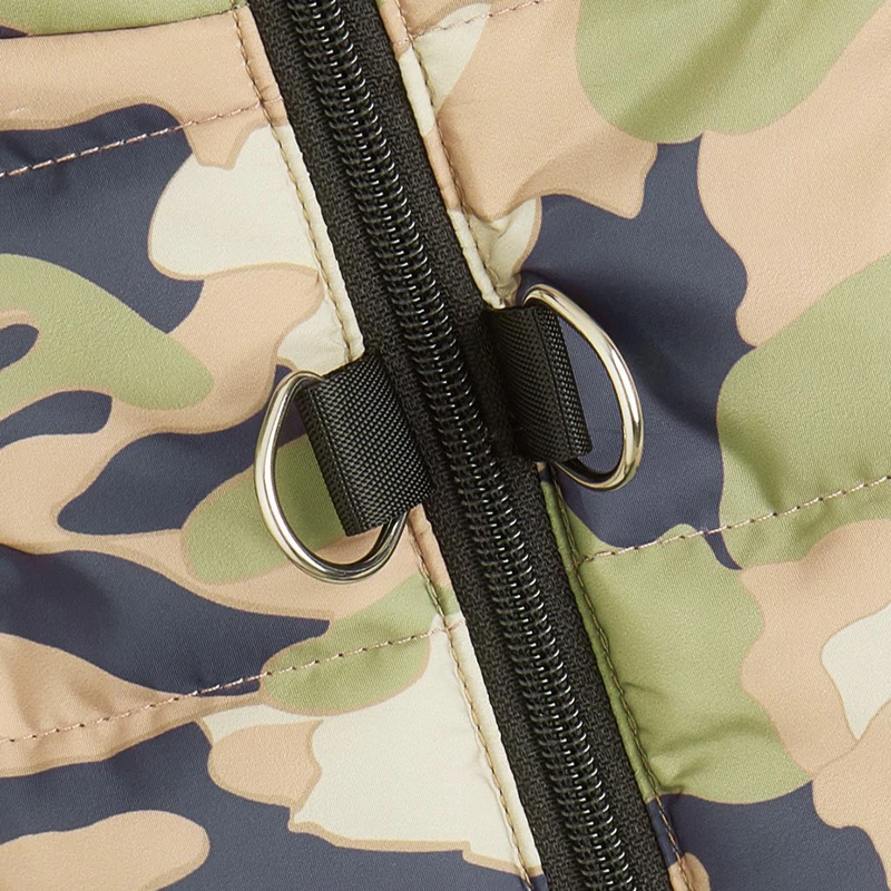 Ropa cálida de invierno para perros, abrigo impermeable para mascotas para perros pequeños y medianos, chaqueta con patrón de camuflaje para cachorros, ropa para Chihuahua Yorkie, suministro para mascotas - imagen 4